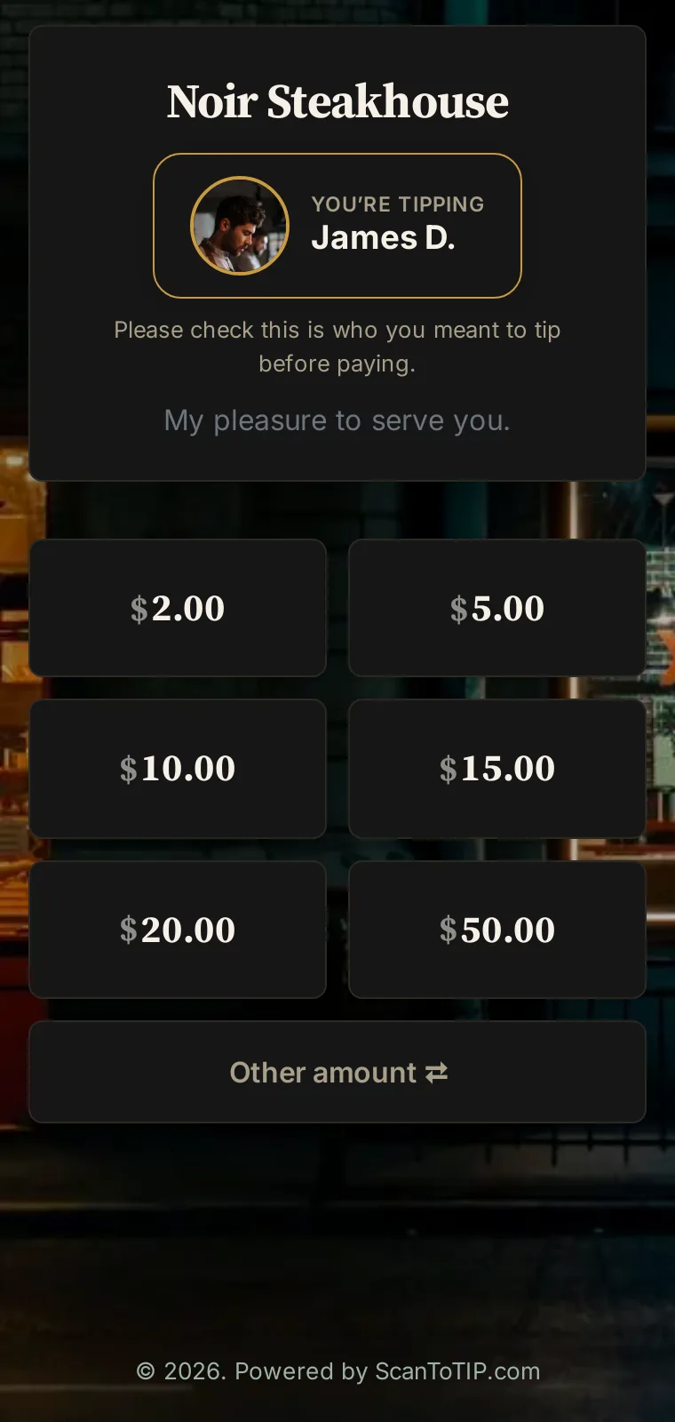 Noir Steakhouse — Noir design